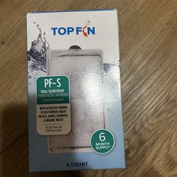 6-pack of Top Fin PF-S Silenstream Aquarium Filter Cartridges