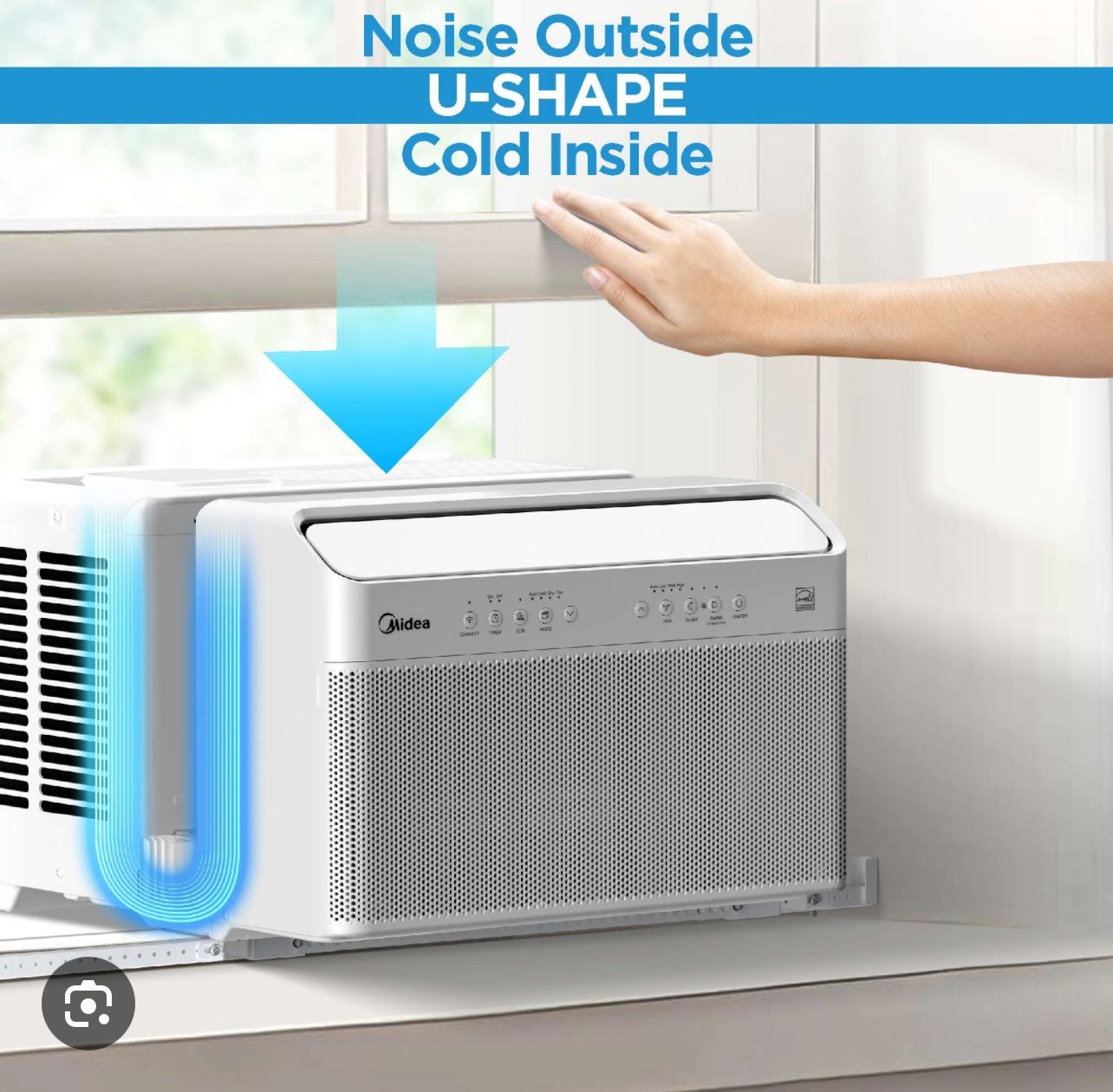 Three (3x) Midea 12,000 BTU U-shaped Air Conditioner