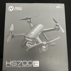 Holy Stone HS700E Gray 4K UHD Electronic Image Stabilization Camera Drone(Black)