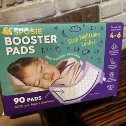 Overnight Booster Pads Sposie Brand