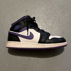 Jordan 1 Mid Purple Size 6.5