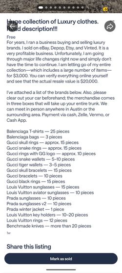 Brand clothes and accessories