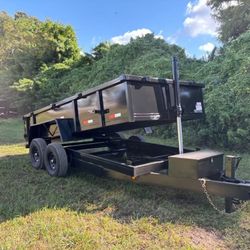 New 2026 Taylor 7 x 14 low side dump 14k trailer