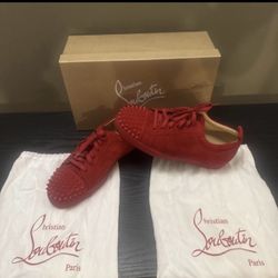 Louboutin Red Suede Size 43