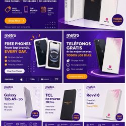 FREE PHONE AVAILABLE AT METRO STARTING $55