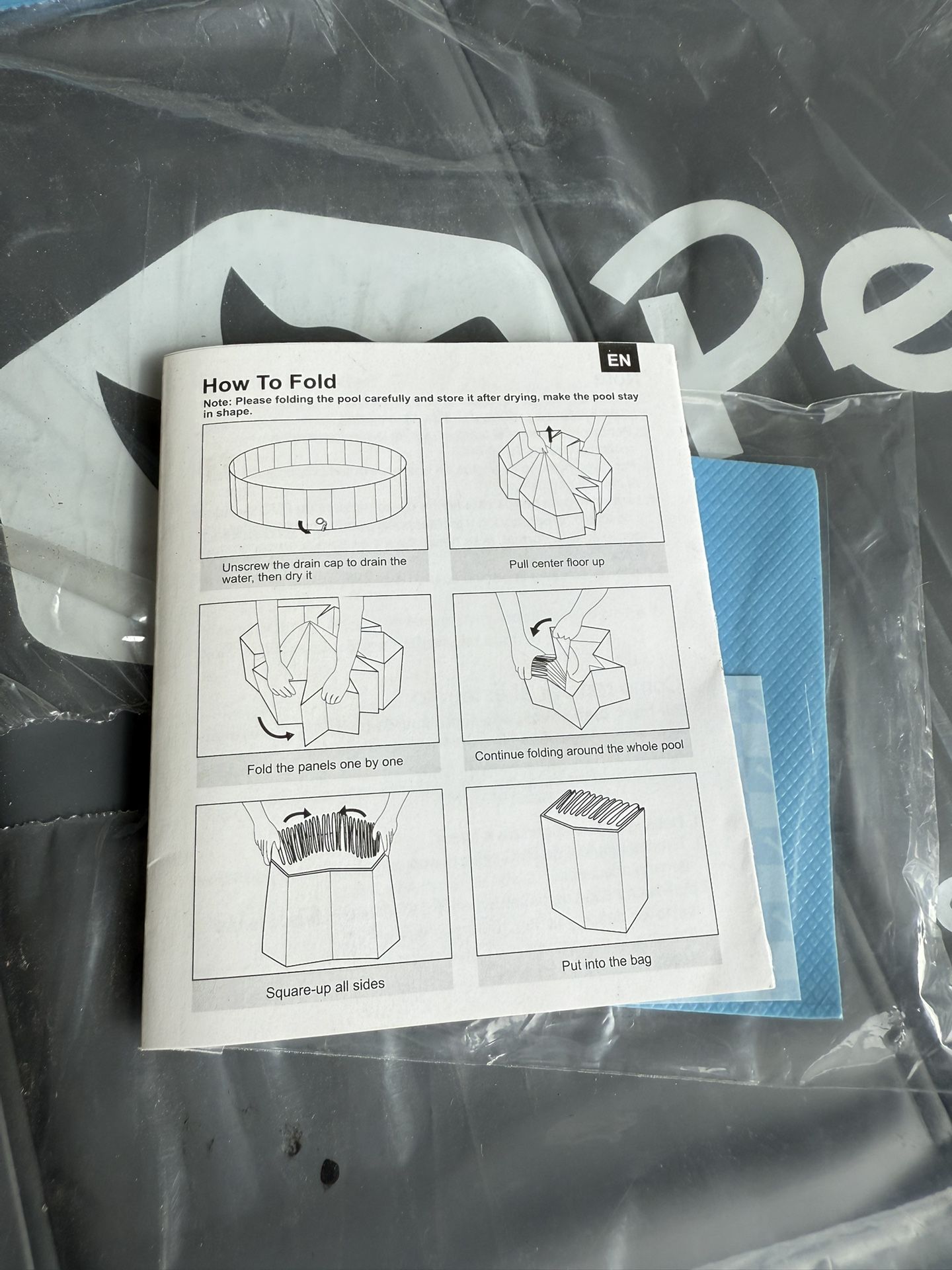 Portable Dog PVC Swimming Pool