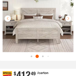 Brand new queen bed frame