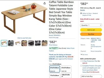 Coffee Table Bamboo Tatami Foldable Low Table Japanese Style Bed Small Tea Table Simple Bay Window Kang Table