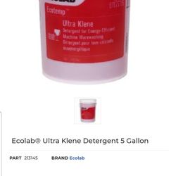Ecolab Ultra Klene Detergent 