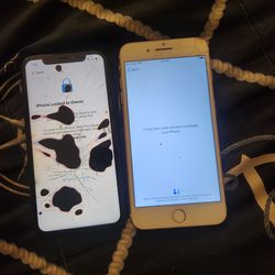 2 phones iphone 7 and iPhone 11
