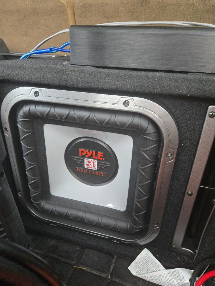 Pyle Subwoofer And Vented Box 12 Inch