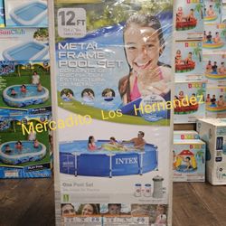 Intex Metal Frame 12ft x 30in Pools NEW