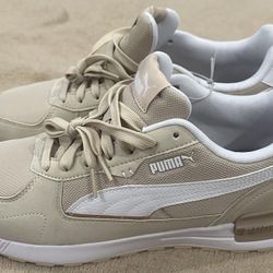 Puma Granola/White/Beige/DustyTan Graviton Trainers