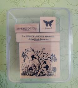 Stampin' Up! Essence of Love rubber stamp set.