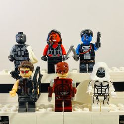 Marvel Daredevil Spider-Man 6pc Rare Minifigure Set LEGO Compatible