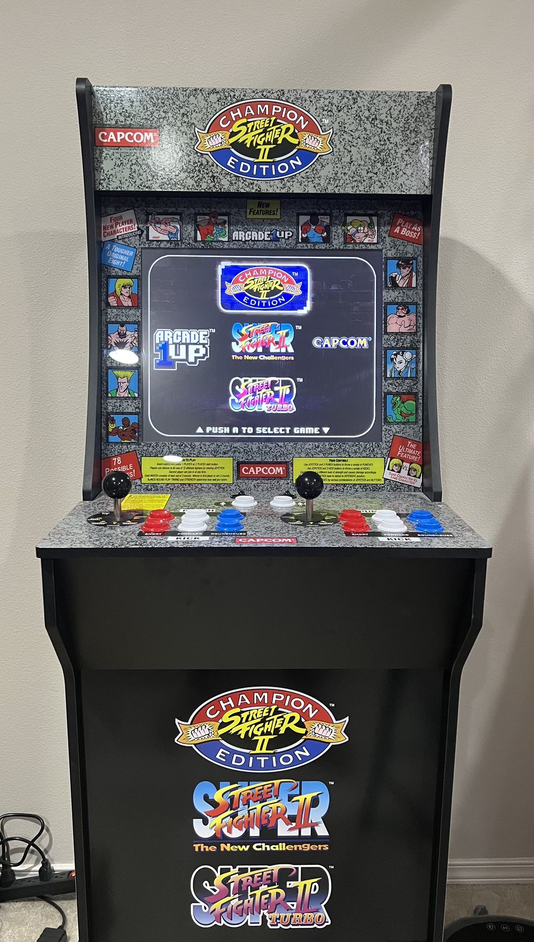 Street Fighter II Arcade1up Cabinet