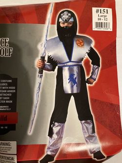 Shadow Ninja Kids Costume Large 10-12