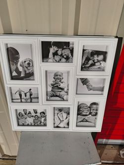 White Multi-Opening Collage Picture Frame