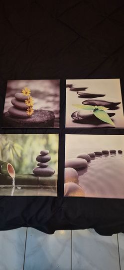 Beautiful zen wall art canvases