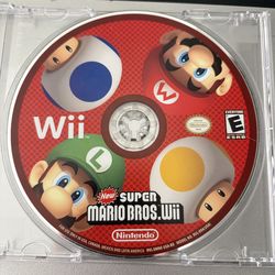 Super Mario Bros Wii disc only