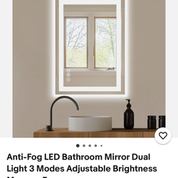 Anti-fog LED Bathroom Mirror