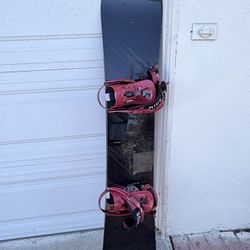 160cm Ride Snowboard With Bindings
