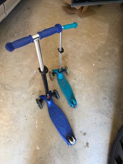Kids 3-Wheel Kick Scooters – Set of 2