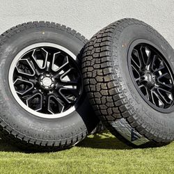 2024 NEW 18” Ford F-150 Wheels 6x135 oem tires 275/70R18 Black rims Expedition FX4 Platinum Lariat