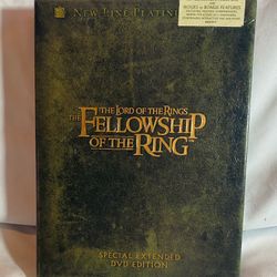 Lord of the Rings Fellowship Ring Special Edition DVD Movie EXTENDED