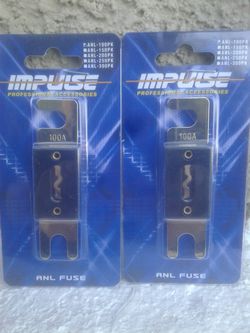 100amp fuses for car audio. I have several. Asking $3 each fuse.