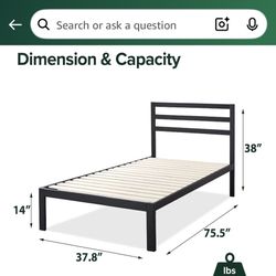 Full Bed Frame - Black