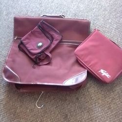 Garment Bag, Cosmetics, and Laptop Case