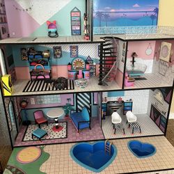 L.O.L Surprise! OMG Real Wood House Doll Playset for Kids