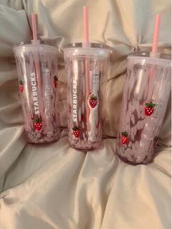 Starbucks Strawberry Cups