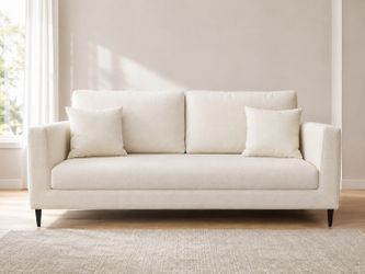 New Beige 3-Seater Sofa – $269.99
