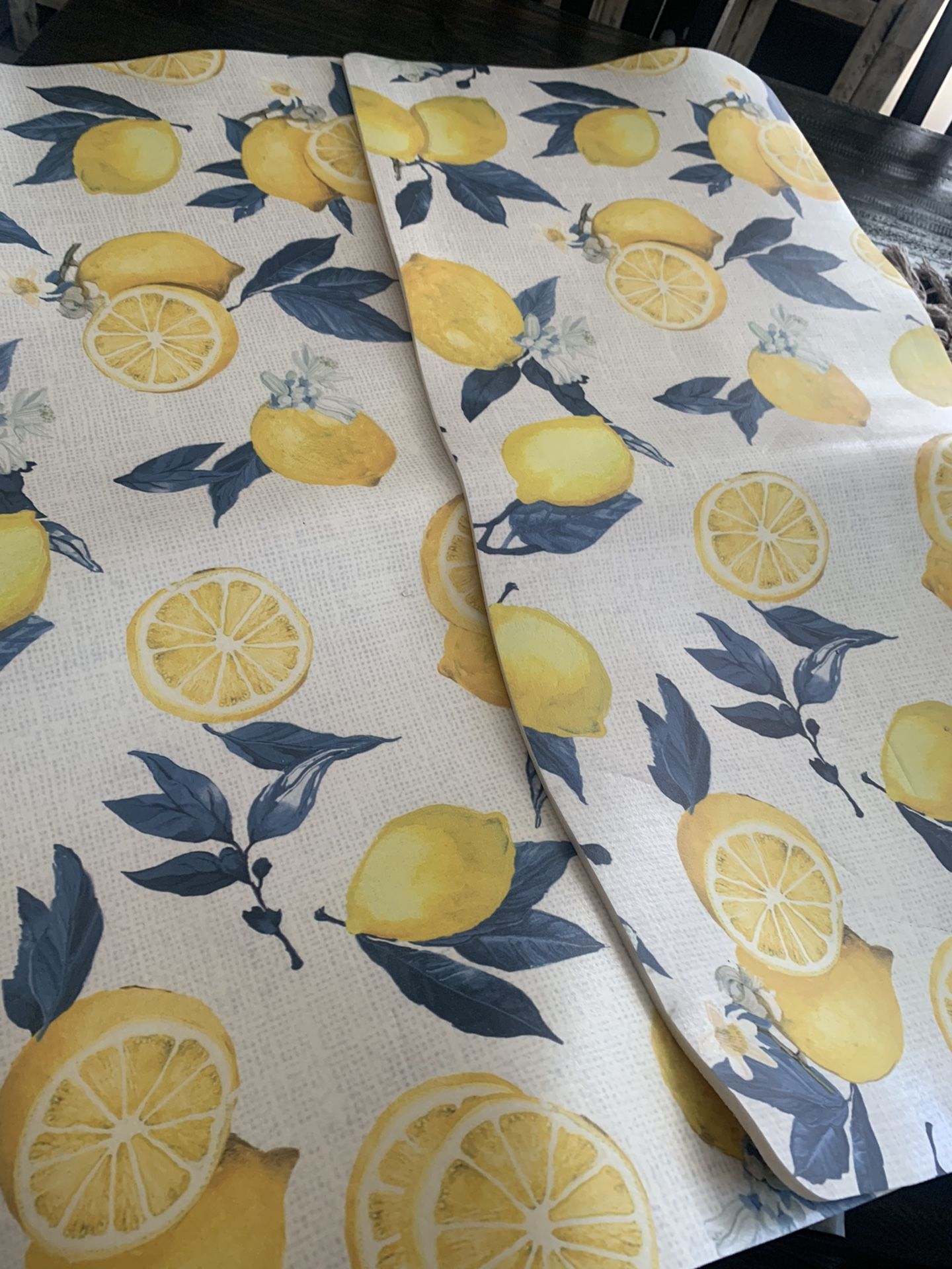 Two New Lemon Kitchen Mats Laundry Room Etc.