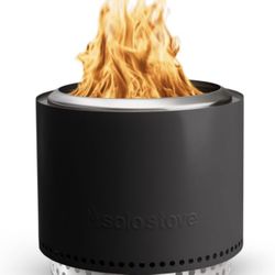 Solo Stove Bonfire 2.0 with Stand, 19.5 Inch Smokeless Fire Pit with Removable Ash Pan - Portable Outdoor Fire Pit - Stainless Steel Wood Burning Fire