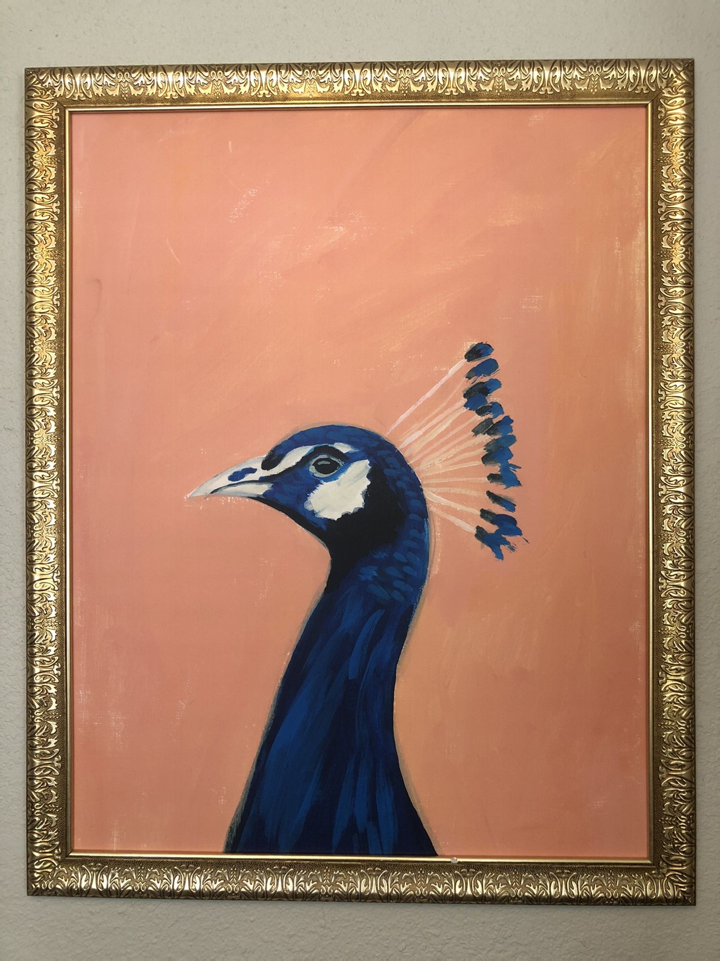 Target Peacock Painting