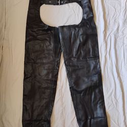 Size 14 Leather Chaps New with Tags