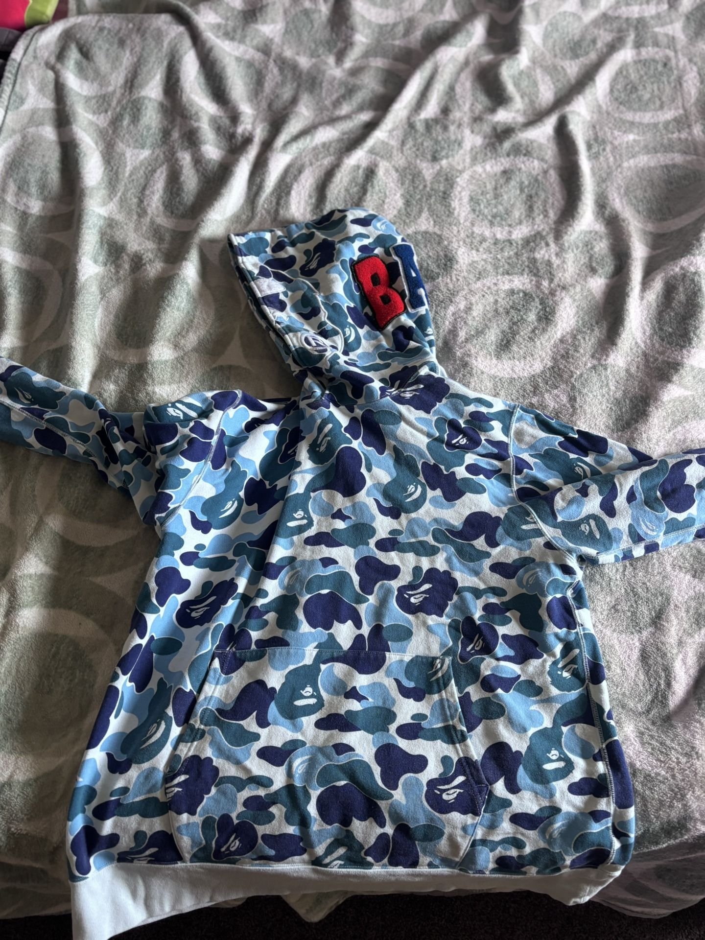 Blue Bape Pullover