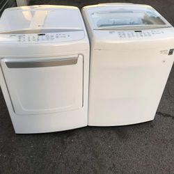 LG WASHER AND DRYER GAS