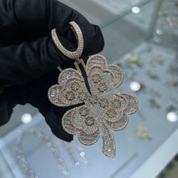 VVS 2” Lucky Charm Pendant - PASSES DIAMOND TESTER