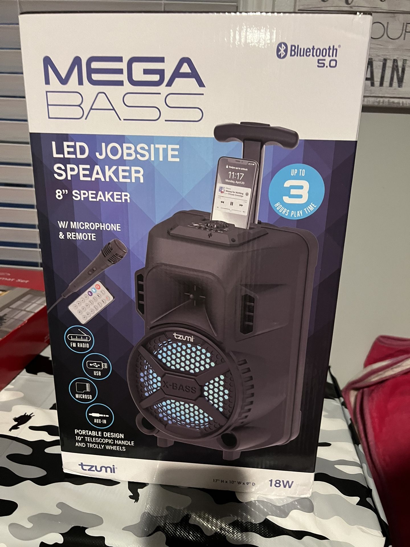 New Mega Bass Speaker Bluetooth