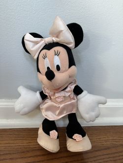 Rose Gold Minnie Mouse Plush