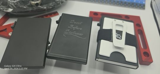 Pop Up Cardwallet With 2 Back Pockets Custom Engraving For You Add Ons Available