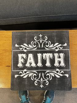 Weathered Faith Canvas Art