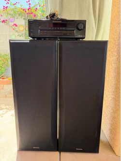 Technics SB-A55 Floor Speakers + Sony STR-DE595 Receiver