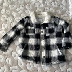 Old Navy Toddler Sherpa Jacket Size 4t $10 Firm