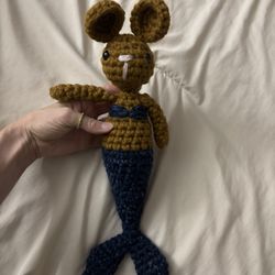 Crochet Blue Mermaid-Mouse
