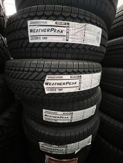 235/65/18 Bridgestone 4 new tires installed and balanced ✅🔥